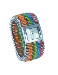 Varsales Womens Safety Pin elastic Band Watch