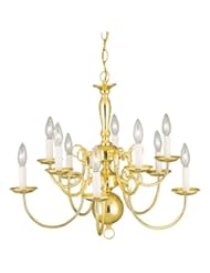 Home Improvement: Westinghouse 6608800 20-Inch 10 Light Candelabra Chandelier - Westinghouse