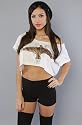 Civil The Free Bird Cropped Tee,T-shirts for Women