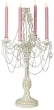 Antique White 27 High Four-Arm Candelabra