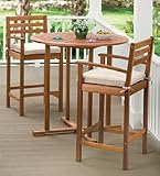 Bar Table and Two Chairs