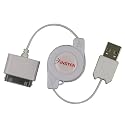 iPod / iPhone USB Data Sync & Charger Retractable Cable