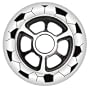 YAK FA Metal Core Wheel White/Black 100mm