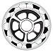 YAK FA Metal Core Wheel White/Black 100mm