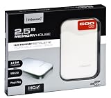 Intenso Memory House externe Festplatte 500GB 6,4 cm (2,5 Zoll) USB weiss