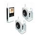 Digital Wireless Handheld 2.4" LCD Color Display Audio & Video Baby Monitor free from Interference w/ Night Vision & Voice Alert [2 Wireless digital Cameras]
