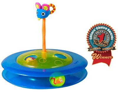 Cheese-Chase Cat Toy