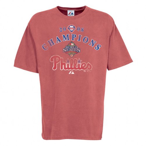 Buy Philadelphia Phillies 2008 World Series Champions Pigment Dye T-Shirt