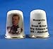 Porcelain China Collectable Thimble - British Monarchs Series -- King Edward 8th -- Free Gift Box