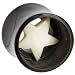 5/8" Gauge Star Buffalo Horn Bone Plug