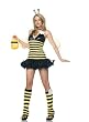 Sexy 4Pc Daisy Bumble Bee Halloween Costume