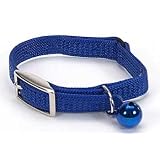 (Price 1)Cat Sassy Collar W bell 12-blue by Top Dawg Pet Supplies