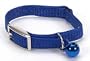 (Price/1)Cat Sassy Collar W/bell 8"-blue