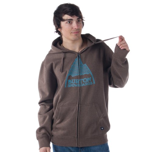 BURTON Herren Kapuzenjacke FULLZIP MOUTAIN LOGO, HEATHER HAVANA, M, 246158_021 Preisvergleich
