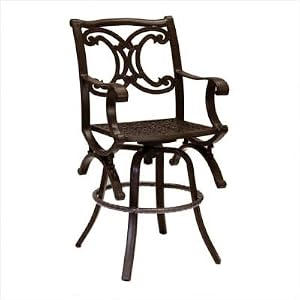 Rialto Cast Swivel Bar Stool
