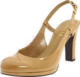 Lauren Ralph Lauren Women's Maegan Slingback Pump,Camel Patent,8 M US