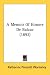 A Memoir Of Honore De Balzac (1892)