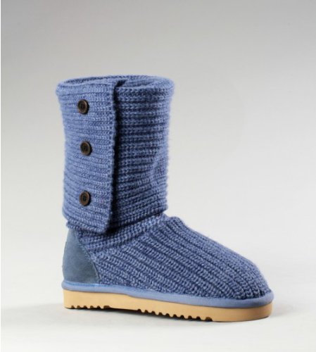 Australia Womens Boots Aukoala Sheepskin Warm Classic Cardy_Blue_Us Size 7 On Sale