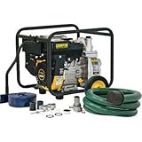 Champion Power Equipment 65525 2-Inch Gas Powered Semi-Trash Water Pump With Hose Kit (CARB Compliant)