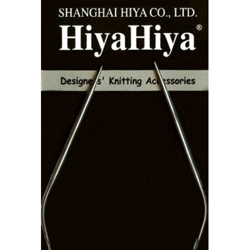 HiyaHiya Circular 12-inch (30cm) Steel Knitting Needles; Size US 5 (3.75mm) HISTCIR12-5