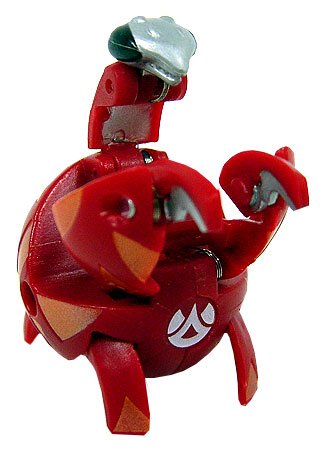 Bakugan Single LOOSE Figure Nova 12 MANTRIS [Red]