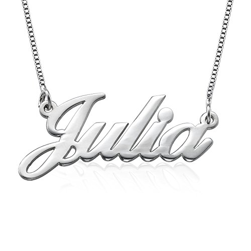 925 Sterling Silver Personalized Name Necklace - Custom Made with Any Name!