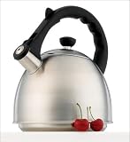 Creative Home Satin Splendor 2.25 Qt Stainless Steel Teakettle - Brushed Finish