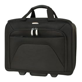Travelon Checkpoint Friendly Computer Two-Compartment Wheeled Briefcase