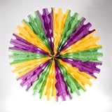 Mardi Gras Art Tissue Fan
