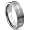 Tungsten Carbide Eternity Black Diamond Wedding Band Ring Sz 7.0 SN#473