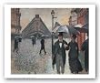 Paris, a Rainy Day, 1877 by Gustave Caillebotte 25.5"x21.5" Art Print Poster