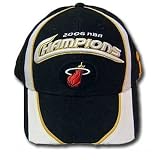 OFFICIAL NBA MIAMI HEAT 2006 CHAMPIONS BLACK CAP HAT