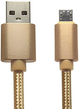 Fasthorse Micro USB Cable,2.0 Micro-USB to USB Cable Sync and Charging Cables for Samsung, HTC, Motorola,Android (Gold)