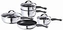 Tower 5 Piece Stainless Steel Pan Set