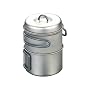 Evernew Titanium Stacking Set with 750 ml Deep Pot and 400 ml Mug