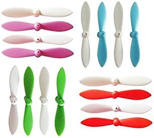 KUAIYU 12 x Blades Rotors + Protective Cover Spare Parts RC Accessories for CX-10 CX-10A RC quadcopter