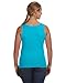 Anvil Ladies Ringspun Tank, CARIBBEAN BLUE, Large