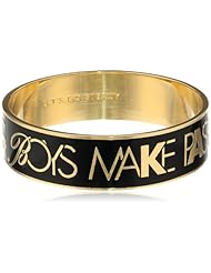kate spade new york "Idiom Bangles" Boy Make Passes At Girls In Glasses Bangle Bracelet, 2.25"