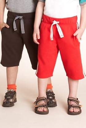 2 Pack - Pure Cotton Drawstring Jersey Shorts