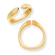 14K Gold 6 Prong Comfort Fit Square Ring Shank