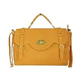 Cross Body / Shoulder Fashion Satchel Bag Mustard