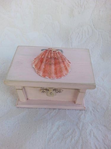 BLush Wedding Ring Box Beach Nautical Coastal