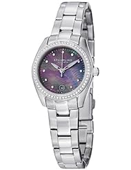 Stuhrling Original Womens 811.03 Vogue Salida Del Sol Analog Display Swiss Quartz Silver Watch