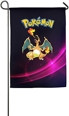Cartoon Pokemon Charizard Garden Flag