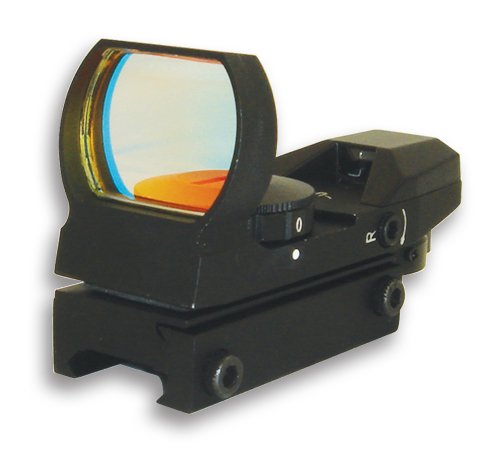 NcSTAR Red Dot Sight TACTICAL RED DOT WITH 4 DIFFERENT RETICLES/BLACK