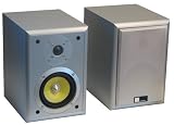 PURE ACOUSTICS Bookshelf Speakers MAC 500 silver finish (Pair)