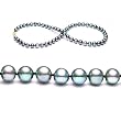AugustinaJewelry Single Strand 18 Inch 7-8mm Black Freshwater Cultured Pearl Necklace