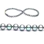 AugustinaJewelry Single Strand 18 Inch 7-8mm Black Freshwater Cultured Pearl Necklace