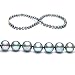 AugustinaJewelry Single Strand 18 Inch 7-8mm Black Freshwater Cultured Pearl Necklace