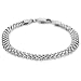 Sterling Silver Bismark 4 Rowed Bracelet 7"